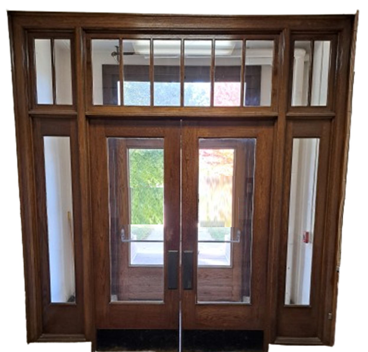 Entry Double Doors w/ Side Lites & Transom